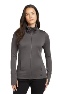 OGIO Modern Performance Full Zip (Women) – 1-Color Logo Imprint, Tarmac Grey, S