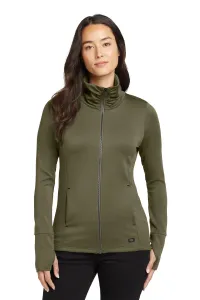OGIO Modern Performance Full Zip (Women) – 1-Color Logo Imprint, Deep Olive, S