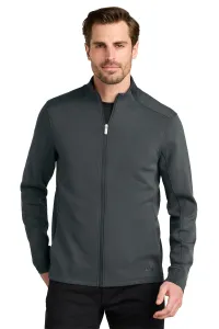OGIO Transcend Full Zip (Men) – 1-Color Logo Imprint, Tarmac Grey, 4XL