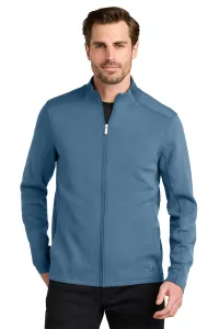 OGIO Transcend Full Zip (Men) – 1-Color Logo Imprint, Blue Mist, 4XL