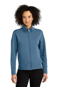 OGIO Transcend Full Zip (Women) – 1-Color Logo Imprint, Blue Mist, 4XL