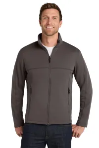 Port Authority Collective Smooth Fleece Jacket (Men) – 1-Color Logo Imprint, Graphite, 4XL