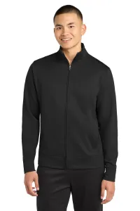 Sport-Tek Sport-Wick Full Zip Jacket (Men) – 1-Color Logo Imprint, Black, S