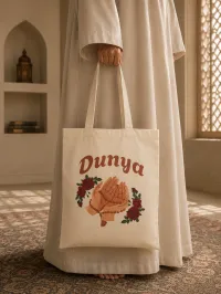 DUNYA TOTE BAG – WHITE