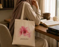 BLOSSOMING JANNAH TOTE BAG – Image 2