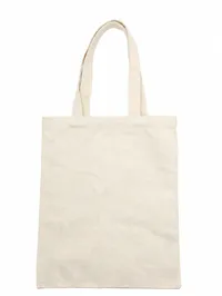 LARGE PLAIN CREAM TOTE BAGS – Image 2