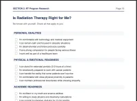 Radiation Therapy Prospective Student Planner – Image 2