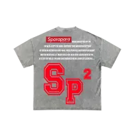 Hustle or Die Message T-Shirt Grey – Image 2