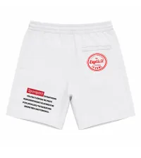 Box Logo Shorts White – Image 2