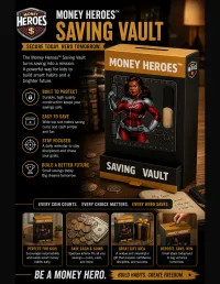 Money Heroes Saving Vault – Image 1