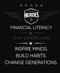 Money Heroes Classic Hero T-Shirt — Act Your Wage – Image 4