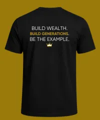Money Heroes Powerful Mindset T-Shirt — Legacy Is The Assignment – Image 2