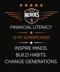 Money Heroes Classic Hero T-Shirt — Don't Go Broke – Image 4