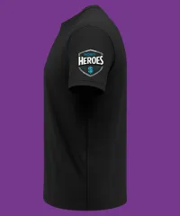 Money Heroes T-Shirt - Budget Tight. Classroom Lit. Purple/Teal (Limited Teacher Drop) – Image 2