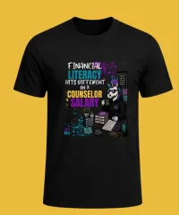 Money Heroes T-Shirt - Financial Literacy Hits Different Counselor Salary (Limited Teacher Drop) – Image 1