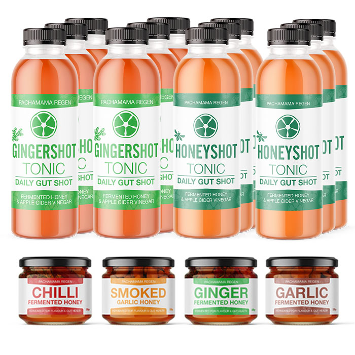 Gut Tonic Office Health Pack – GingerShot & HoneyShot