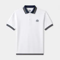 Deux le Jeu Polo Wit – Tennis Polo in Bamboe – Afbeelding 1