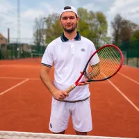 Deux le Jeu Polo Wit – Tennis Polo in Bamboe – Afbeelding 2