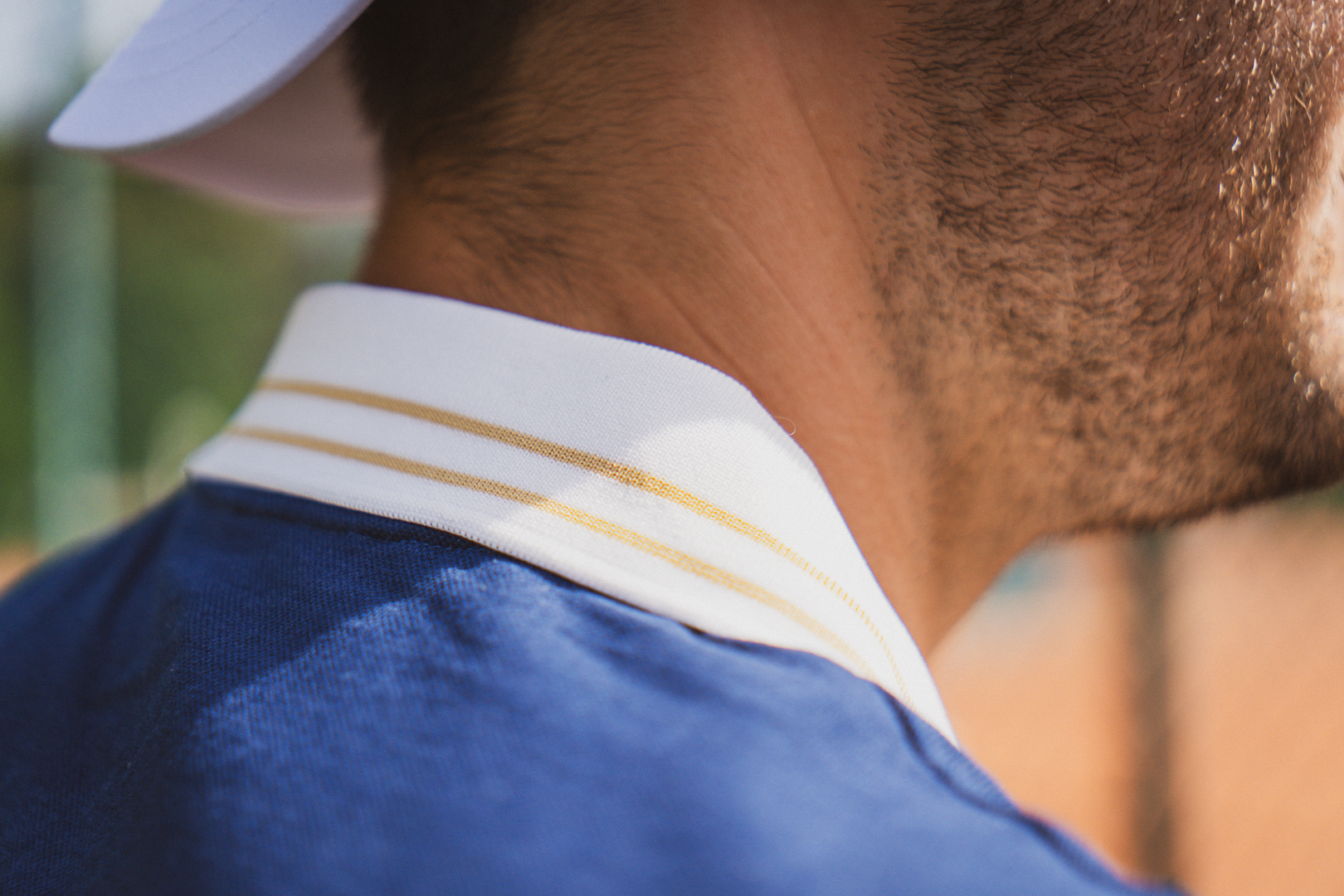 Deux le Jeu Polo Marineblauw – Tennis Polo in Bamboe – Afbeelding 4