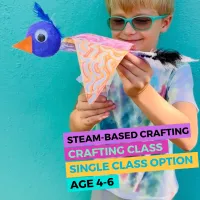 STEAM-crafting art Class "Try it" single class rate (age 4-6) – Image 1