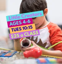 STEAM-based crafting Art classes Ages 4-6 Tues 10:15am - 11:00am (8wk Session - Classes $25 each!) – Image 1