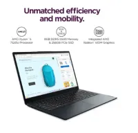 Lenovo - IdeaPad 1 15.6" Full HD Laptop - AMD Ryzen 5 7520U 2022 - 8GB Memory- 256GB SSD - Abyss Blue – Image 2