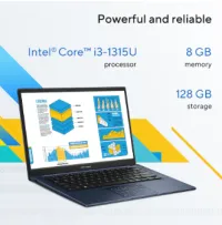 ASUS - Vivobook 14 14" FHD Laptop - Intel Core i3-1315U with 8GB Memory - 128GB SSD - Quiet Blue – Image 3