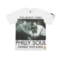 The Mighty Three | Rock Paper Denim Collab Tee (Pre-Order) – White, XL