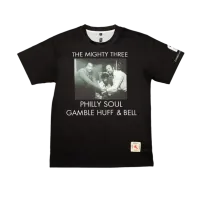 The Mighty Three Square | Rock Paper Denim Collab Tee (Pre-Order) – Black, XL