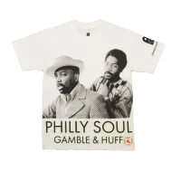 Jamaica Balcony – Philly Soul | Rock Paper Denim Collab Tee (Pre-Order) – White, M