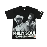 Jamaica Balcony – Philly Soul | Rock Paper Denim Collab Tee (Pre-Order) – Black, XL