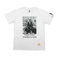 Wall of Records | SQUARE Rock Paper Denim Collab  – White, 2XL