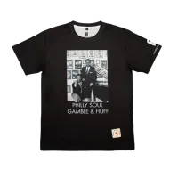 Wall of Records | SQUARE Rock Paper Denim Collab  – Black, 2XL