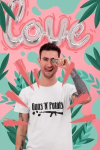 Guns & Petals Premium Tee – M, White