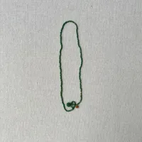 Green Beaded Necklace – Image 1