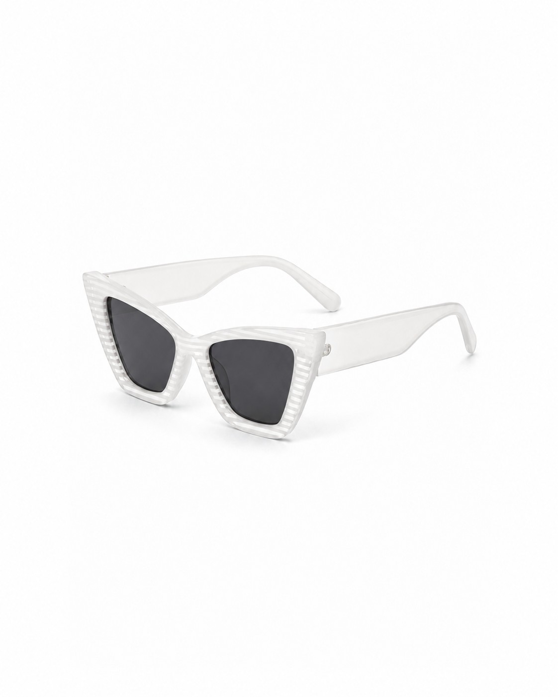 The Monaco Muse Tinted Cateye – White
