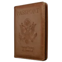 The Global Guard Luxe Passport Holder/ Wallet – Brown
