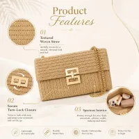 The Amalfi Coast Woven Crossbody – Image 3