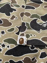 02' Bape Olive Psyche Camo Tee – Image 3