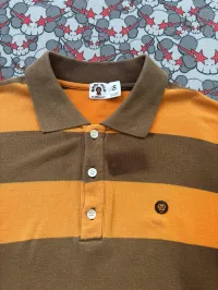 04' Bape Baby Milo striped Polo Shirt – Image 2