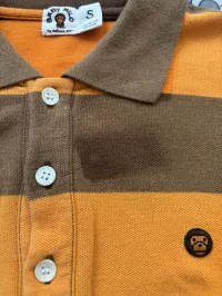 04' Bape Baby Milo striped Polo Shirt – Image 4
