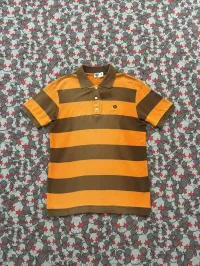 04' Bape Baby Milo striped Polo Shirt – Image 1