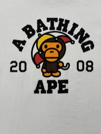 (SZ OG L) 08' Bape Baby Milo "June" Calendar Tee – Image 3