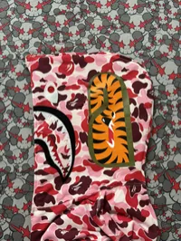 (SZ M) Bape Hiroshima City Camo Separate Shark Full Zip Hoodie – Image 4