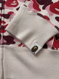 (SZ M) Bape Hiroshima City Camo Separate Shark Full Zip Hoodie – Image 6