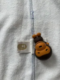 (Sz OG L) 08' Bape Blue Plaid Full Zip Hoodie  – Image 5