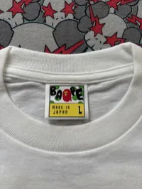 (SZ OG L) 08' Bape Isetan Plaid Baby Milo Tee – Image 4