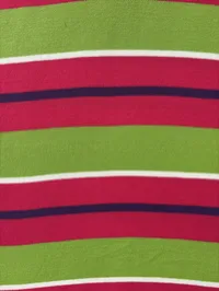 (SZ OG L) 05' Bape Baby Milo Green Striped Polo Shirt – Image 4