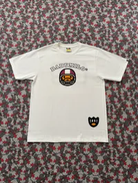 (SZ OG L) 11' Bape Baby Milo Football Tee – Image 2
