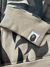 (SZ OG L) 06' Bape Tribal Camo College Logo Full Zip Hoodie – Image 4